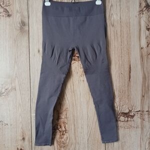 No Brand Butt Lifting Sculpt Ribbed Compression Leggings Size Small